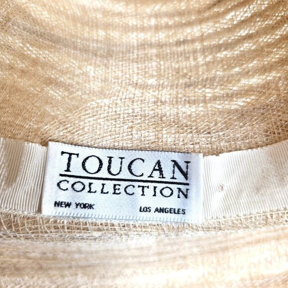 Toucan Collection New York Native Straw Tiered Daisy Statement Hat